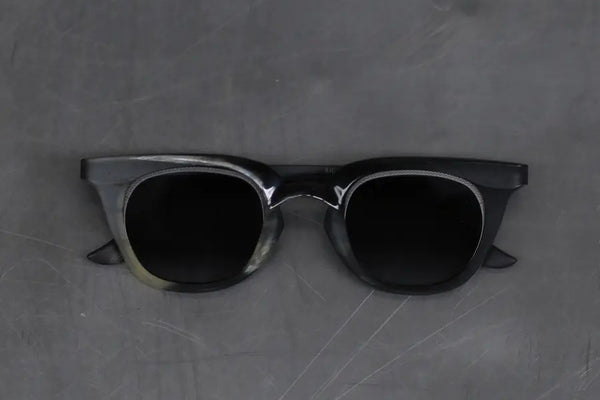 Rigards black and white textured gray lens glasses RG1007